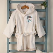 Μπουρνούζι Βρεφικό Με Κέντημα Kitty 137 White DimCol