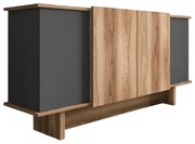 ΜΠΟΥΦΕΣ ARAMOS PAKOWORLD ΣΕ ΑΝΘΡΑΚΙ - OAK ΑΠΟΧΡΩΣΗ 180X45X80ΕΚ