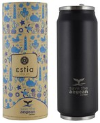 Θερμός Save The Aegean Black Matte 500ml Estia 01-7843