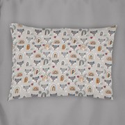 Μαξιλαροθήκη Παιδική Fox 527 Grey DimCol 35X45 35x45cm 100% Βαμβάκι