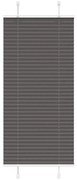 vidaXL Πλισέ περσίδα Μαύρο 55x150 cm Πλάτος υφάσματος 54,4 cm