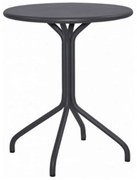 Τραπέζι Κήπου Tino 02-00-0683 Φ60x74cm Black