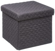 Σκαμπό Με Αποθηκευτικό Χώρο F-V Folding Stool D.Grey 167846A