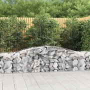 vidaXL Συρματοκιβώτια Τοξωτά 15 τεμ. 400x50x60/80 εκ. Γαλβαν. Ατσάλι