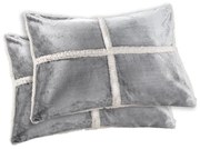 Μαξιλαροθήκες Astra (Σετ 2τμχ) Silver Guy Laroche 50Χ70 100% Cotton Flannel