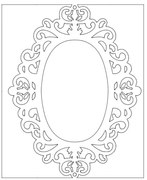 Intra απο ξύλο plywood 3mm-4mm πάχος - Καθρέφτης 04 Δίασταση 30x30 cm Intraeaxys-m1dlxd7k