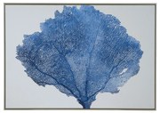 Artekko Mahana Coral Πίνακας Καμβάς με Κορνίζα Ξύλο Καμβάς Μπλε (100x3.5x70)cm Artekko 83618