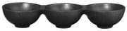 Μπωλ Σερβιρίσματος 3 Θέσεων Grande Nero 5238174 32x10,5cm Black Asa Selection Κεραμικό