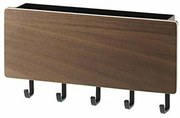 Κλειδοθήκη Μαγνητική YMZK2729 18x3x9,5cm Black-Brown Yamazaki Steel,Polywood