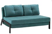 ΚΑΝΑΠΕΣ ΚΡΕΒΑΤΙ CONSTANCE HM3079.15 ΒΕΛΟΥΔΟ MENTA 2½ ΘΕΣΙΟΣ 151x92x66Υεκ.