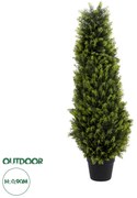 20393 GloboStar®  Artificial Garden CYPRESSUS SEMPERVIRENS 20393 Τεχνητό Διακοσμητικό Φυτό Μεσογειακό Κυπαρίσσι Υ90cm