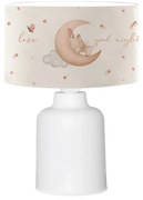 Παιδικό επιτραπέζιο φωτιστικό Gary pakoworld πολύχρωμο-λευκό Φ24x32εκ 202-000176