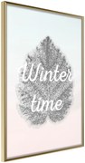 Αφίσα - Winter Leaf - 40x60 - Χρυσό - Χωρίς πασπαρτού