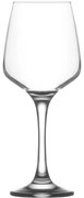 Ποτήρια Κρασιού Κολωνάτα Lal (Σετ 6Τμχ) LVLAL56933F 330ml Clear Lav Glass