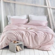 Σεντόνια Φανελένια Melrose (Σετ 3τμχ) Pink Ρυθμός Ημίδιπλο 160x260cm 100% Cotton Flannel