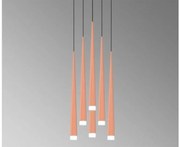 Κρεμαστό Φωτιστικό Ορορφής IP20 6xG9 Μέταλλο Luma Lighting-103-01220-13 copper-Χάλκινο 103-01220-13 copper