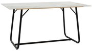 Intrahome Τραπέζι Revello Intrahome sintered stone λευκό μαρμάρου-μαύρο 150x90x75εκ | SKU: INTRAPA-212111185