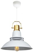 Φωτιστικό Οροφής 780SGN4611 Φ34,5x120cm 1xE27 40W White-Gold Opviq