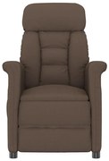 vidaXL Καρέκλα μασάζ Καφέ 70.5 x 96.5 x 95 cm Τεχνητό δέρμα