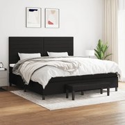 ΚΡΕΒΑΤΙ BOXSPRING ΜΕ ΣΤΡΩΜΑ ΜΑΥΡΟ 200X200 ΕΚ. ΥΦΑΣΜΑΤΙΝΟ 3136703