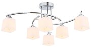 Φωτιστικό Οροφής - Πλαφονιέρα 683AVN1104 Φ51x32cm 6xE14 4W Chrome Opviq