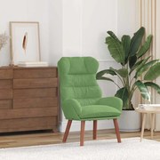vidaXL Χαλαρωτική Πολυθρόνα Ανοιχτό πράσινο 69 x 74 x 93 εκ. Βελούδο