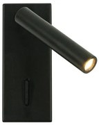 Απλίκα Φωτιστικό Τοίχου LED 3W IP20 3000K Μαύρο H80 Zambelis-H80-Μαύρο H80