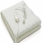 Ηλεκτρική κουβέρτα- υπόστρωμα Rosberg R58510AS, 60W,  Μονή, 150x80cm, Προστασία από υπερθέρμανση, Πολυεστέρας, Λευκό