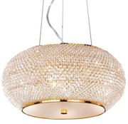 Φωτιστικό Οροφής Pasha' 082172 45x25/234cm 6xE14 40W Gold Ideal Lux