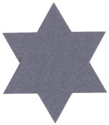 Χριστουγεννιάτικα Σουβέρ (Σετ 4τμχ) Nef-Nef Homeware Felt Star Grey