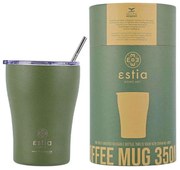 Ποτήρι-Θερμός Με Καλαμάκι Save The Aegean 01-13813 350ml Forest Spirit Estia