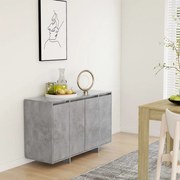 vidaXL Συρταριέρα Γκρι Σκυρ. 120 x 41 x 75 εκ. από Μοριοσανίδα