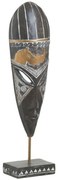 Διακοσμητική Προτομή 6-70-508-0106 10x7x42cm Black-Bronze Click Polyresin