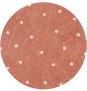 Χαλί Παιδικό LOR-C-RDOT-CHS Dot Chestnut 140X140 Round Lorena Canals 140X140cm Round