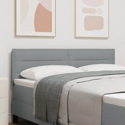 vidaXL LED Κεφαλάκι Γραμμών Σχεδίασης Ανοιχτό Γκρι 80 εκ Υφασμάτινο