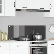 vidaXL Πίσω Πάνελ Κουζίνας Σκούρο γκρι 120 x 40 x 0.6 εκ.
