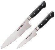Μαχαίρια PRO-S SP-0210 (Σετ 2τμχ) Black Samura Stainless Steel