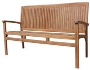 Bliumi  Καναπές με Μπράτσα 150cm Teak Bliumi 5035G BEST-21234192