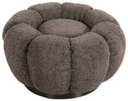 ΣΚΑΜΠΟ ΣΤΡΟΓΓΥΛΟ KRIPP HM9602.01 ΓΚΡΙ ΜΠΟΥΚΛΕ-ΜΑΥΡΗ ΜΕΤΑΛΛΙΚΗ ΒΑΣΗ Φ60x31Υεκ.