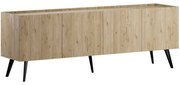 Έπιπλο Τηλεόρασης Luna 180x63x42cm Natural Florida Oak