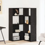 vidaXL Γωνιακό Ντουλάπι Μαύρη Δρυς 140x30x140 εκ Επεξεργασμένο Ξύλο