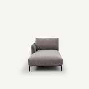 Ανάκλιντρο Oscar από βελούδο stonewashed, σχεδίασης E. Gallina
