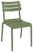 Καρέκλα Helen Olive Green PP 50x59x84cm