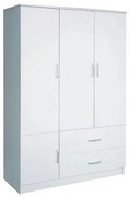 Ντουλάπα Closet White Ε8385,1 120x50x180cm Τρίφυλλη Μελαμίνη