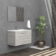 KARAG  NEW BITOLA Βάση με δύο πόρτες Ice Oak 8902 NEW BITOLA 90 KARAG 89x45x55cm KARAG-5206836046594