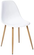 Καρέκλα Τραπεζαρίας (46x52x86) A-S Taho White 157268G