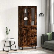 vidaXL Ντουλάπι Καπνιστή Δρυς 69,5x34x180 εκ. από Επεξεργασμένο Ξύλο
