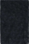 Σετ Χαλιά Κρεβατοκάμαρας 3Τμχ. Super Fluffy Black ΣΕΤ (2 67x135 &amp; 67x190) Πολυέστερ