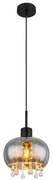 Κρεμαστό Φωτιστικό Οροφής E27 Μαύρο Φ21 Gorry 15839H1 Globo Lighting-15839H-Μαύρο 15839H