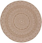 Χαλί Ψάθινο Avanos 8893 White Round Royal Carpet 240X240cm Round